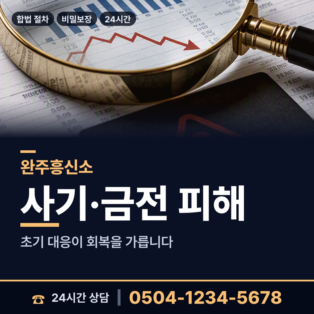 완주 봉동읍 명의도용조사 상담 안내